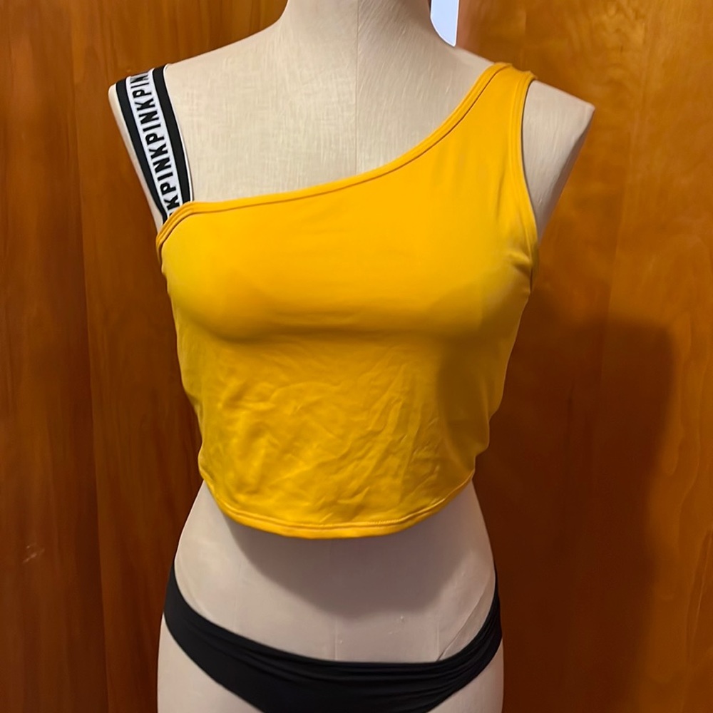 Pink sport bra